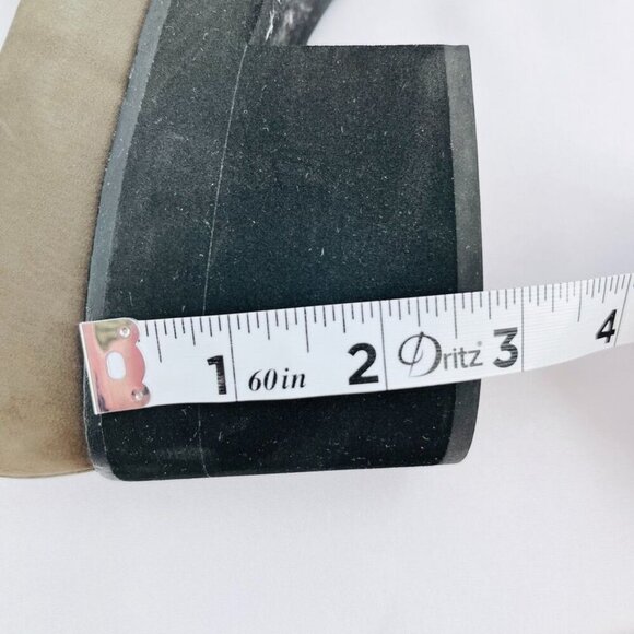 Eileen Fisher Women's Harria Platform Loafer Size 11 In Grey Scalloped Trim - Picture 13 of 14